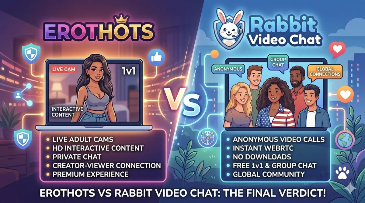 Erothots vs RabbitVideoChat: Which One is Better?